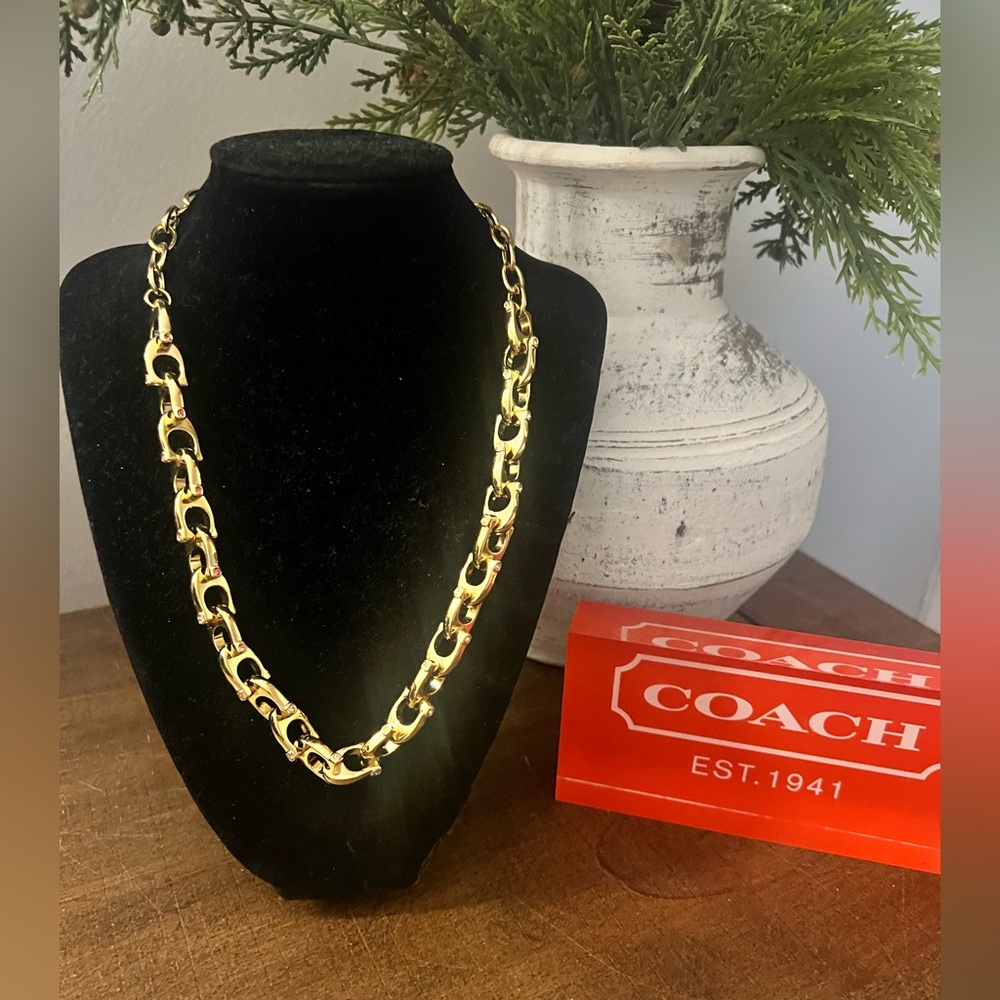 Coach Gold Chain Necklace